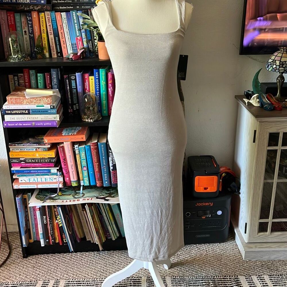 Wild fable size small light gray fitted dress NWT